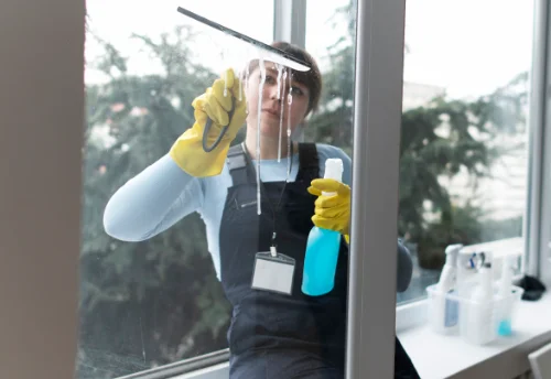 Nettoyage de vitres intérieures et extérieures à Saint-Pierre-des-Échaubrognes